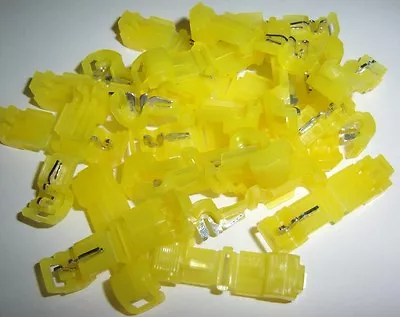 (25) 3M T-TAP Quick Wire Connectors Yellow 12-10 Gauge 953 Car Audio Terminals • $7.97