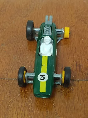 Vintage Matchbox Lesney #19D LOTUS RACING CAR C1966 Missing Tire • $12