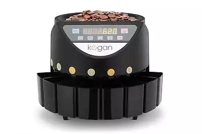 Kogan Coin Sorter & Counter (Black) Coin Counters • $205.74