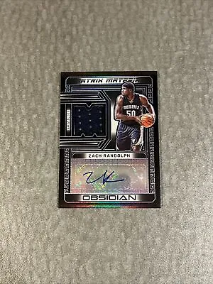 2022-23 Panini Obsidian Basketball ZACH RANDOLPH /75 Matrix Material Patch Auto • $19.99