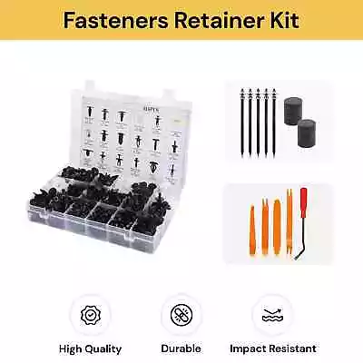 446Pcs 18-Size Assorted Clip Trim Car Push Pin Rivet Bumper Retainer Screwdriver • $19.49