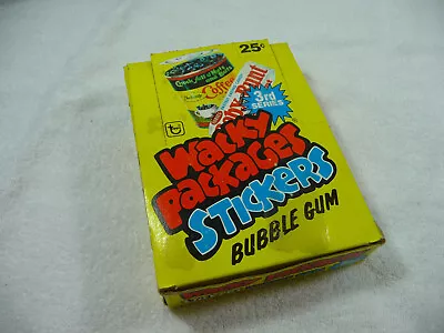 1980 Topps Wacky Packages Cards In Box 3rd. Series • $150