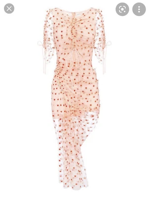 BNWT Alice McCall  Pink Clay Stardust Polka-Dot Midi Dress RRP $495 Size AU4 • $99