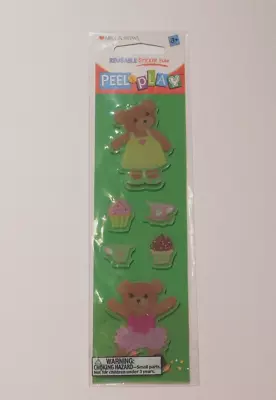 Mrs Grossman's Lot 1 Strip Peel & Play ~Bears Tea~ Stickers New In Package RARE • $4.99