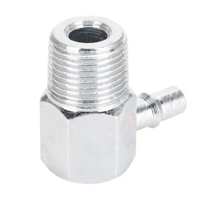 $11.55 • Buy Intake Manifold Vacuum Fitting 90° 3/8NPT-1/4 Hose Nipple Car Modification 4535Z