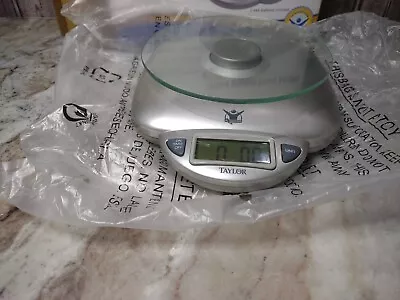 Taylor Glass Digital Food Scale 11lb. Capacity Biggest Loser 3842BL Backlight • $10.30