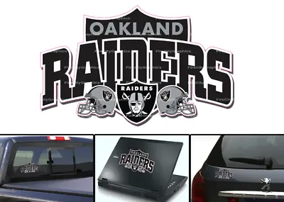 Oakland Raiders Sticker Decal Car Truck Window Wall Laptop Phone Body Bumper • $15