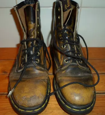 DOC MARTENS AIRWAIR BOUNCING BOOTS 1460 Size 6 ME561 Made In England VINTAGE • $75.50