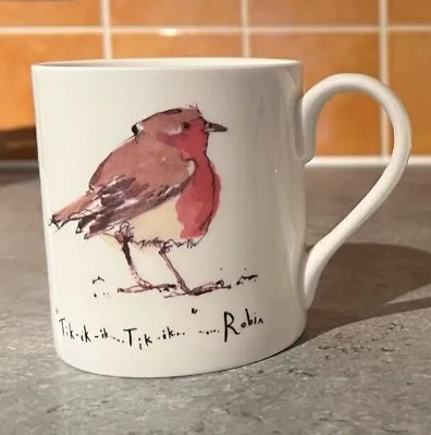 Madeleine Floyd For Mclaggan Smith Fine Bone China Mug  Robin Bird • £10