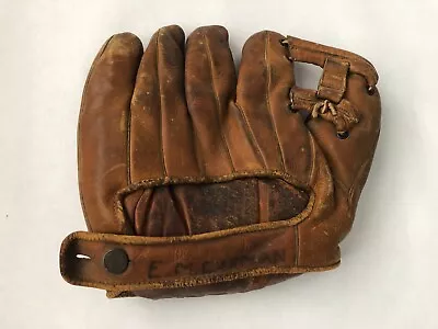 Rare- Roy Cullenbine Endorsed Gold Smith Vintage Baseball Glove 1930's Or 1940's • $40