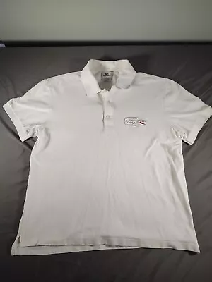 Lacoste Polo Shirt Mens Size 6 Short Sleeve Big Croc Preppy Golf • $28.95