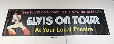 Elvis '72 Vintage Style Concert Stage Banner VERY RARE To Promote Movie! • $99.89