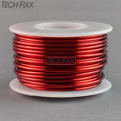 Magnet Wire 12 Gauge AWG Enameled Copper 25 Feet Coil Winding And  Crafts Red • $12.40