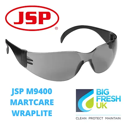 £295 • Buy Safety Sunglasses Jsp M9400 Martcare Wraplite Uv Asa718-165-100 Glasses Specs