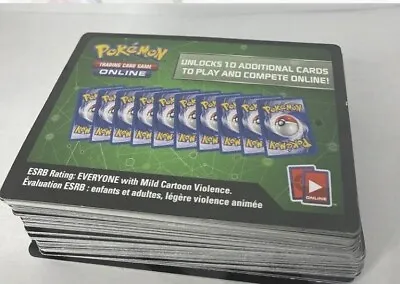 $14.99 • Buy 100 Online QR Codes OFFICIAL Pokemon TCG: