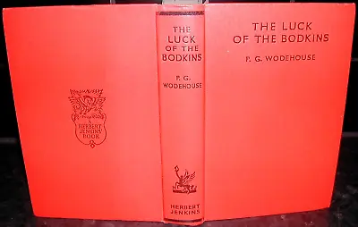 P G WODEHOUSE : The Luck Of The Bodkins 1940 Hardback Book COMIC NOVEL Comedy • $22.73