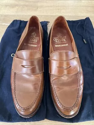 Men’s Crockett & Jones UK9.5E Harvard Whiskey Cordovan Loafers. Excellent Cond. • $700