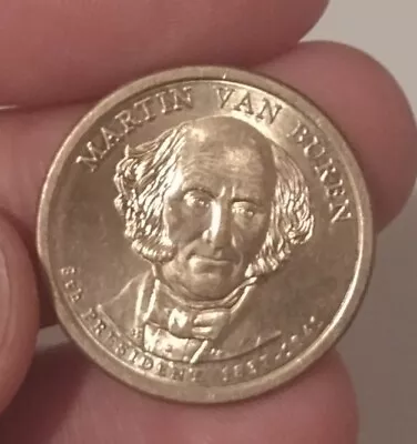 Martin Van Buren - Rare 1$ Gold Coin! (Unstamped!) • $45