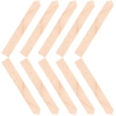  20 Pcs Wooden Garden Sign Stake Ornaments Plant Label Stakes • £7.15