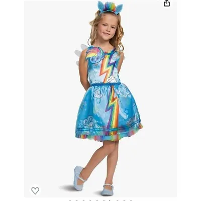 Rainbow Dash My Little Pony Costume For Girls Character Dress Outfit M (8-10) • $24.99