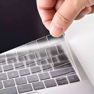 Ultra-Clear Silicone Keyboard Cover For Apple MacBook Air Pro 13  14  15  16  • $7.99