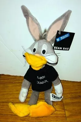 Vintage 1998 Warner Brothers Store Bugs Bunny Rabbit Season Bean Bag Plush NWT • $17.11