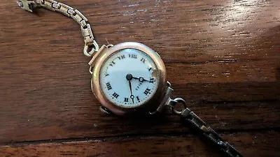 Antique ROLEX  9ct GOLD 1920's Wrist Watch Women Ladies Wind Up • $500