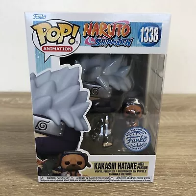 KAKASHI & PAKKUN #1338 | FUNKO POP! | NARUTO: SHIPUUDEN | Exclusive Anime • £15