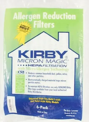 Kirby Micron Magic HEPA FILTER Vacuum Bags - Pack Of 6 New Plus 1 Belt • $7.99