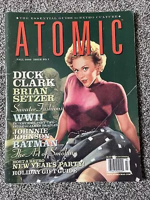 ATOMIC MAGAZINE #7 Burlesque PIN UP Atomic Age RETRO Culture SMOKING ART SETZER • $9.95