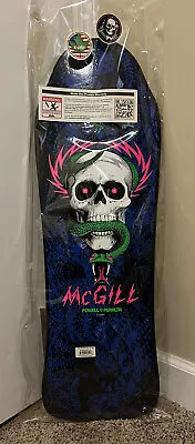 Powell Peralta BONES BRIGADE Mike McGill SKULL AND SNAKE Skateboard BLACKLIGHT • $299