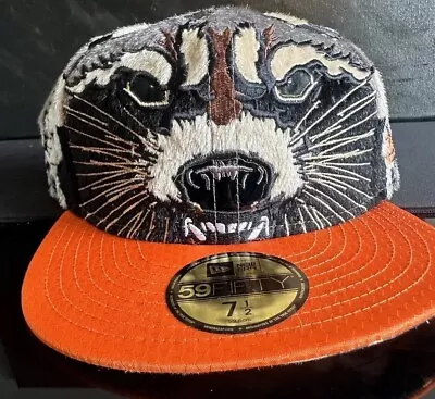 Guardians Of The Galaxy Character Face Rocket Raccoon New Era 59Fifty 7 1/2 Cap • $25