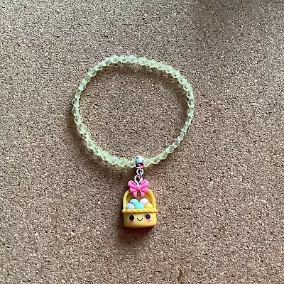 Cute Handmade Easter Egg Basket Charm Bracelet 🎁 • £2.95