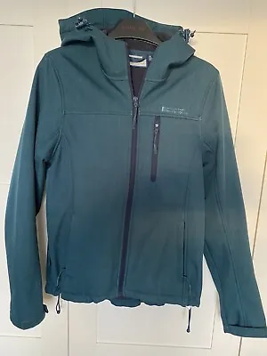 Womens Mountain Warehouse Jacket Lined Size 10 Green Warm Durable Rarely Worn • £17.94