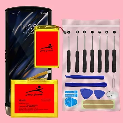 1345mAh Main + 1365mAh Sub Battery Repair Tools For Motorola Razr 4G 2019 XT2000 • $45.37