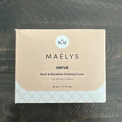 Maelys Virtue Neck And Decollete Firming Cream 1.7oz New In Box  Exp 5/2024 • $14.95