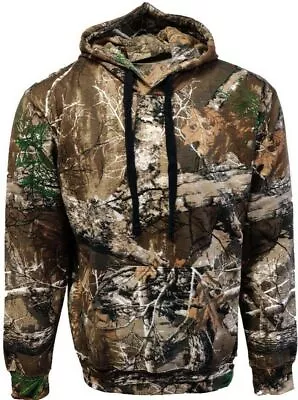 £15.98 • Buy MENS HUNTERS OAK CAMO OVERHEAD HOODY Gents Fishing Shooting Cotton Hooded M-5XL