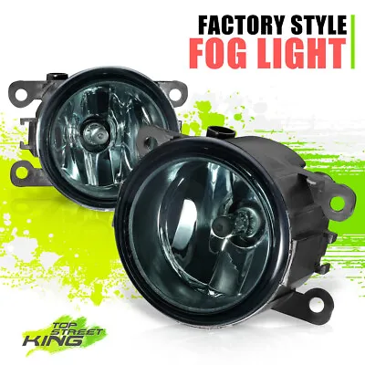 Factory Style Fog Light Lamps For Mustang Fusion C-Max Fiesta 05-22 Smoked Pair • $28