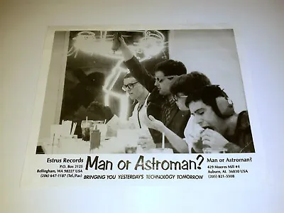 Man Or Astroman 8x10 Glossy 1993 Is It...? Surf Estrus Garage Space Rare • £48.19