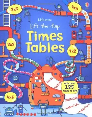 Lift The Flap Times Tables Book (Usborne Lift-the-Flap-Books) By Rosie Dickins • £3.69