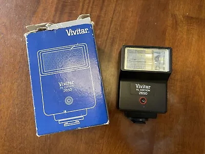 Vivitar RL Edition 2650 C/N/R Flash For Canon/Nikon/Ricoh — Excellent • $12.99