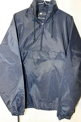 K-Way LE VRAI LEON Men's Rain Jacket BLUE 6 XSMALL NEW • $49