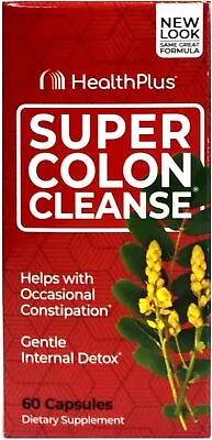 Health Plus Super Colon Cleanse Capsules 60 Count • £27.33