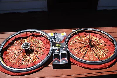 Mavic Anniversary ES Clincher Wheelset 10/11 Speed Nice New Bags Ride Ready • $559.98