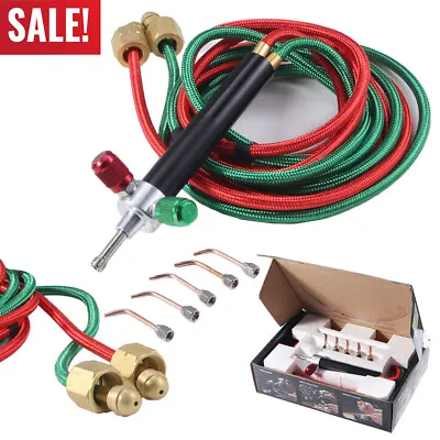 Jewelry Jewelers Micro Mini Gas Little Torch Welding Soldering Kit With 5 Tips • $20.99