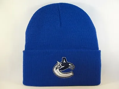 Vancouver Canucks NHL Cuffed Knit Hat American Needle Blue • $15.99