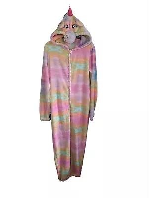 Rainbow Unicorn Bodysuit Sleepwear Dress Up Ladies Size Small VGC • £1.99