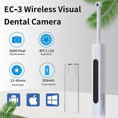 Wireless Dental Intraoral Oral Camera HD 1080p WIFI Endoscope Teeth Mirror EC-3 • $39.99