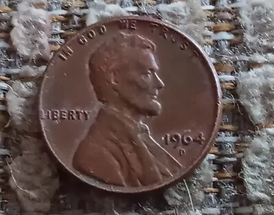 1964 D Lincoln Penny Rare L Liberty On Edge Error IGWT On Edge. K075 • $2.75