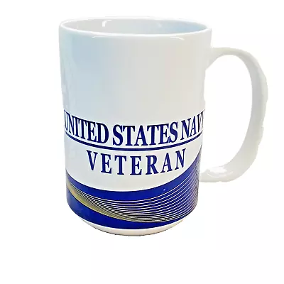 United States Navy Veteran Ceramic Coffee 12 Oz Cup Mug Tea  Navy Eagle Logo • $9.95